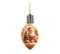 Décorations de Noël Père Noël Pendentif, Deco Noel Exterieur à Suspendre pour Sapin de Noëls Acrylique 2D, Deco Noel Interieur Maison, Décorations Noels pour la Maison, Mariage, Fête d'anniversaire