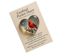 Décorations de Noël pour Amis,Cœur en Acrylique Souvenir Portatif Léger | Ornements Minces pour Amitié - Cadeau pour Sœur Famille Anniversaire Pâques Porte Maison Bureau