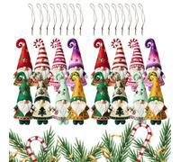 Décorations de Noël pour arbre - Accent décoratif pour la maison - Pendentif en bois de Noël pour rebord de fenêtre, chambre, balcon, entrée, mur, jardin, patio, sentier