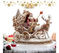 Décorations De Noël pour Bureau,Figurines De Table Père Noël Renne en Acrylique Design Plat - Décor Multifonctionnel pour Jardin Fêtes Chambre Salon Famille Pendant Les Fêtes