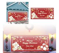 Décorations de Noël pour chambre à coucher Préparez-vous pour les fêtes avec la bannière de garage de Noël. Créez des souvenirs durables en cette saison des fêtes (B, 480 x 210 cm)