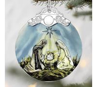 Décorations de Noël pour crèche de Noël : décorations religieuses pour sapin de Noël, décoration de vacances chrétiennes, cadeaux de Noël, cadeaux chrétiens et cadeaux religieux