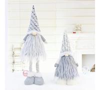 Décorations De Noël pour Les Nains De La Famille Décorations De Noël Gonk avec Jambes Extensibles Noël Longue Jambe Suédoise Faite à La Main Père Noël Poupée en Peluche Gnomes De Noël en PE