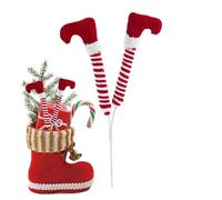 Décorations De Noël pour L'Intérieur | Ornements De Jambes en Jouet Peluche,Support pour Sapin De Noël | pour Les Fêtes Extérieur Maison Cheminée Couronnes Voiture