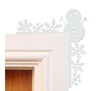 Décorations de Noël pour porte, signe d'angle de porte de Noël, décorations de signe d'angle avec cadre de porte, ornement amusant pour cadre de porte, décoration de fête pour dor