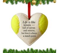 Décorations de Noël pour sapin | Breloque de vacances en acrylique 2D - Boule en forme de cœur pour sapin de Noël, Saint-Valentin, fête de mariage, vacances d'hiver, maison, affichage saisonnier