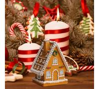 Décorations de Noël rétro classiques au design onirique qui améliore instantanément le goût de la maison. Créez une atmosphère festive chaleureuse et sont un produit festif à ne pas manquer. (B, 10 x