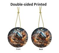 Décorations de Noël Rugby on Fire, décorations de sapin de Noël, cadeaux pour maman, idée cadeau unique, parfaites pour les fêtes de fin d'année, arbre, fenêtre, décoration murale