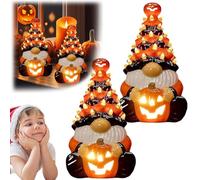 Décorations de Noël - Sapin de Noël lumineux en céramique avec lumières multicolores, petit mini décoration de Noël pré-éclairée pour table, maison, chambre, cheminée, bureau