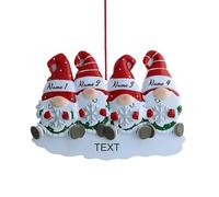 Décorations de NoëL : Statuette de Lutin Personnalisées 2025, Décorations de NoëL Personnalisées avec Nom, Cadeaux de Noël pour Décorer Le Sapin de Vos Parents et Amis