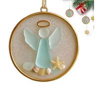 Décorations de Noël Style Côtier | Décoration Côtière de Noël en Acrylique - Charme à Thème Plage Célébrations ménagères en saison séjour célébration arbre artisanat hiver