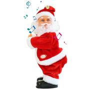 Décorations de Noël, Twerking Santa avec de la Musique, 11 Pouces Funny Thumb Up Dancing Santa Christmas Toy pour décoration fête à Domicile, Pas Batterie