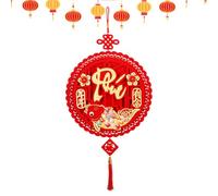 Décorations De Nouvel An - Ornements Du Nouvel An Du Vietnam | Pendentif Porte-bonheur Ornements Pour Le Nouvel An | Décoration Du Festival De Printemps En Velours | Orname