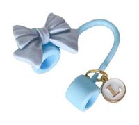 Décorations de paille - Couvercles de paille en forme de nœud | Pailles en silicone de qualité alimentaire réutilisables pour décorations de fête, bouchon de paille coloré en forme de nœud