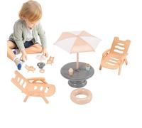 Décorations de plage pour la maison, miniatures accessoires de maison de , jolie table de table, décoration de plage pour parapluie, accessoires de maison de polyvalents, figurines dec