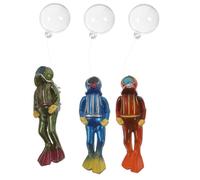 Décorations de plongeurs en résine (3 pièces) pour aquarium