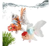 Décorations De Poissons Flottants - Ensemble De Poissons Artificiels Réalistes, Ornement D'affichage Coloré, De Jouet Amusant | Parfait pour lesAquariums, lesPiscines, L'heure du Bain, lesAc