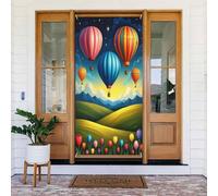 Décorations de porte décoratives avec ballons colorés n° 97 pour intérieur/extérieur, printemps, été, automne, hiver, Halloween, Noël