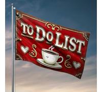 Décorations de porte pour chambre à coucher avec inscription « Steaming Up Your Day » : une liste de choses à faire sincère - Drapeau amusant - Décoration de salle de jeux (120 x 180 cm)