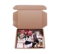 Décorations de portes de fées de Noël miniatures Accessoires de porte de fée de Noël pour mini conte de nain de Noël