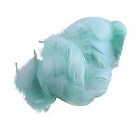 Décorations de réception-cadeau pour bébé, 100 pièces, plumes colorées pour ballon, boule à bulles transparente, remplissage de de noël