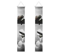 Décorations de remise de diplôme de la guerre mondiale 2025 - Bannière de félicitations pour porte d'entrée, bannière de remise de diplôme pour intérieur et extérieur - Fournitures de fête