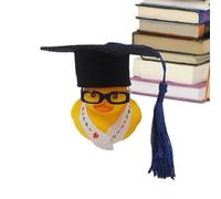 Décorations de remise des diplômes avec canards, canards de remise des diplômes - Ornement de voiture de remise des diplômes | Canards de remise des diplômes 2024 avec lunettes de tableau de