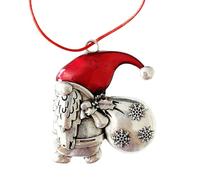 Décorations de Santa Gnome - Ornement festif, décor d'étagère de vacances | Des cintres d'arbres de style scandinave, des figurines de collection de Père Noël en peluche, une exposition de Noël faite