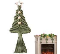 Décorations de sapin de Noël - Décoration murale tissée bohème - Pour chambre à coucher, salon, appartement, dortoir d'étudiant, galerie, maison, intérieur, mur, porte rugueuse