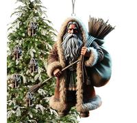 Décorations de Sapin de Noël en Acrylique,Décorations de Noël en Acrylique,Pendentif Légende Plate | Ornement souvenir, breloque de voiture, pendentif d'hiver pour la décoration de noël de la maison