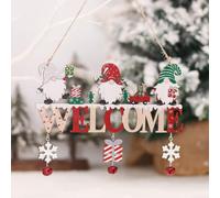 Décorations de sapin de Noël en bois, ornements en tissu faits à la main | Pour les fêtes, les mariages et les vacances. Crée un pays des merveilles enchanteur