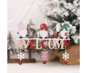 Décorations de sapin de Noël en bois, ornements en tissu faits à la main | Pour les fêtes, les mariages et les vacances. Crée un pays des merveilles enchanteur