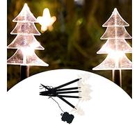 Décorations de sapin de Noël, étoile de Noël, flocon de neige, lampe décorative 1 traîne, 5 décorations de sapin de Noël pour Noël, Nouvel An, fournitures de fête
