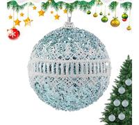 Décorations de Sapin de Noël,Ornements Arbre de 8 cm Anticassant à Paillettes - Décoration de Fête et Réception,pour Photographie Maison École Hôtel Appartement Dortoir