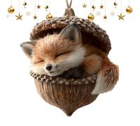 Décorations De Sapin en Acrylique - Ornement Plat 2D À Suspendre, Décorations De À Motif Animal, Imprimé Coloré Et Léger | Décoration Festive Et pour La Maison Et L'extérieur