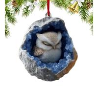 Décorations de Sapin,Pendants Animaux Perforés 10cm pour Arbre de Noël | Figurines 2D en Acrylique pour Maison Jardin Fenêtre Décoration Saisonnière,Favoris de Fête Maison Jardin Ferme Saison