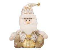Décorations de table de Noël - Décorations de Noël de table en coton PP - Figurines de Père Noël de bonhommes de neige en peluche illuminées | Jolies ornements de gnomes suédois faits à la main pour