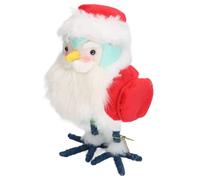 Décorations de Table d'oiseaux de noël, en peluche vive et mignonne, en tissu, ornements de dessus de Table pour vacances, décoration de maison, matériau en coton (Tapez 4)
