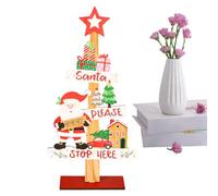 Décorations De Table En Bois De Noël - Ornements De Lettres De Bureau, Artisanat De Vacances | Artisanat De Noël Avec Des Mots Pour Plateau À Plusieurs Niveaux, Étagère De Cuisine, Présentoir De Vacan