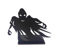 Décorations de table en bois pour Halloween, sorcière, Halloween, pour bureau, cheminée, salon, cuisine, bar Tgz809 (I, D)