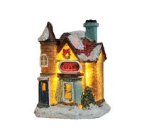 Décorations de table pour Noël Christmas Village Sets Christmas Decoration LED Lighted Village H0uses Winter Collectible Buildings Decorative Tabletop Decoration Xmas Holiday Ho