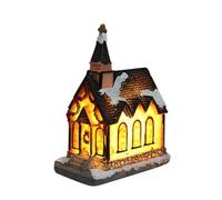 Décorations de table pour Noël Christmas Village Sets Christmas Decoration LED Lighted Village H0uses Winter Collectible Buildings Decorative Tabletop Decoration Xmas Holiday Ho