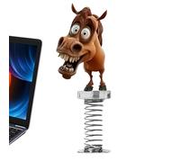 Décorations de tableau de bord de voiture | Accessoires de tableau de bord d'animaux de dessin animé de printemps | Figurines en acrylique 2D antichocs avec base antidérapante pour bureau intérieur