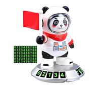 Décorations de tableau de bord de voiture - Astronaute à énergie solaire | Figurine panda mignon avec bras mobiles - Décoration de stationnement temporaire pour intérieur de camion, VUS, camping-car
