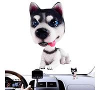 Décorations de tableau de bord de voiture chien,Décorations de tableau de | Creative Bubble Head Figurine Haute Emulation Secoueur Poupée pour Véhicule Bureau Décor