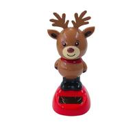 Décorations de tableau de bord de voiture de Noël | Jouets de danse solaires mignons | Jouet de danse swing de voiture, décoration intérieure de voiture, Père Noël, bonhomme de neige, renne, ange