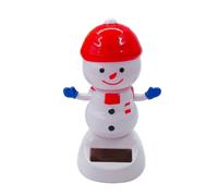 Décorations de tableau de bord de voiture de Noël | Jouets de danse solaires mignons | Jouet de danse swing de voiture, décoration intérieure de voiture, Père Noël, bonhomme de neige, renne, ange