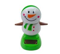 Décorations de tableau de bord de voiture de Noël | Jouets de danse solaires mignons | Jouet de danse swing de voiture, décoration intérieure de voiture, Père Noël, bonhomme de neige, renne, ange