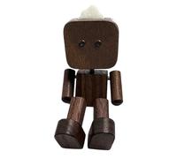 Décorations de tableau de bord | Figurine en bois pour tableau de bord | Fonction diffuseur d'huile amusante pour les trajets en voiture, les voyages, les anniversaires, les sorties en famille