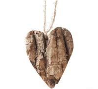 Décorations de vacances en bois avec corde, y compris des formes de cœur, d'étoile, de papillon conçues pour les décorations à suspendre au sapin de Noël et les accessoires de toile de fond festifs en